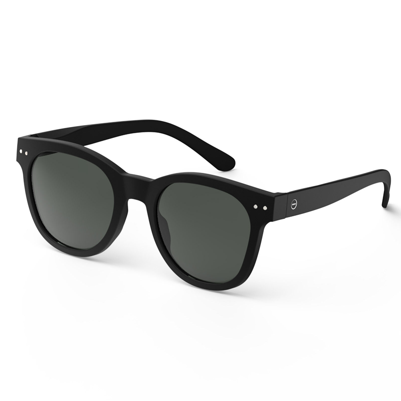 Oversized black sunglasses top
